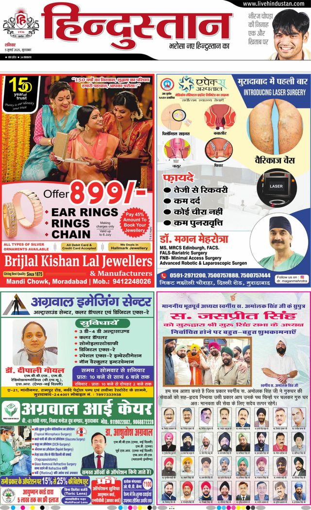 Hindustan Times Hindi Moradabad