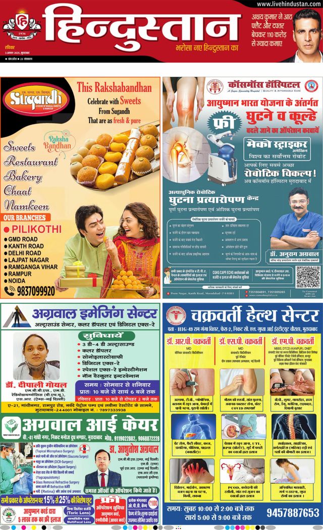 Hindustan Times Hindi Moradabad