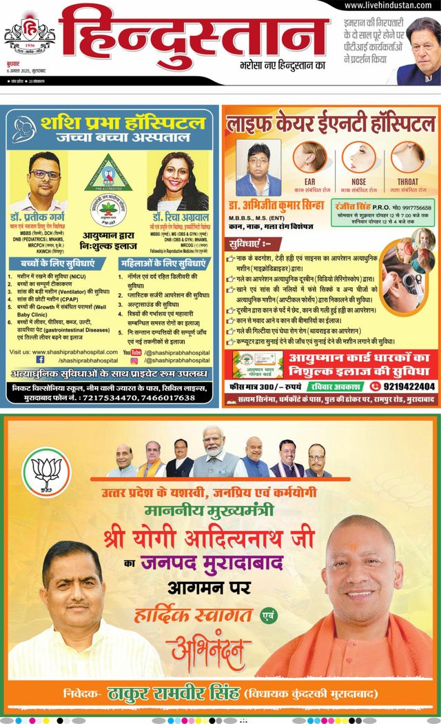 Hindustan Times Hindi Moradabad