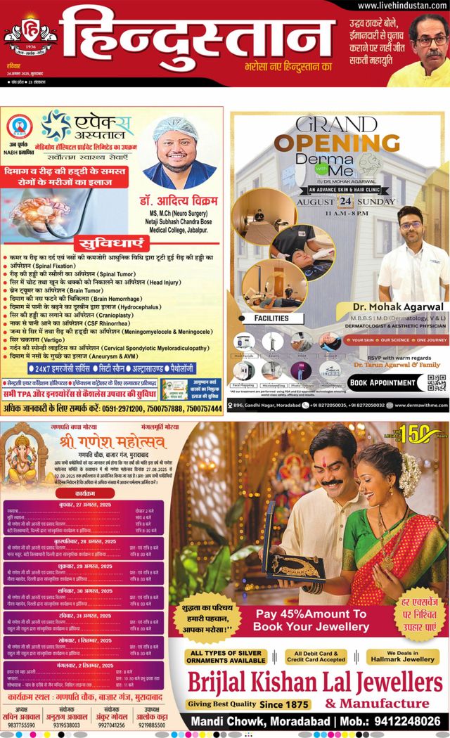 Hindustan Times Hindi Moradabad