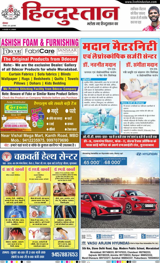 Hindustan Times Hindi Moradabad