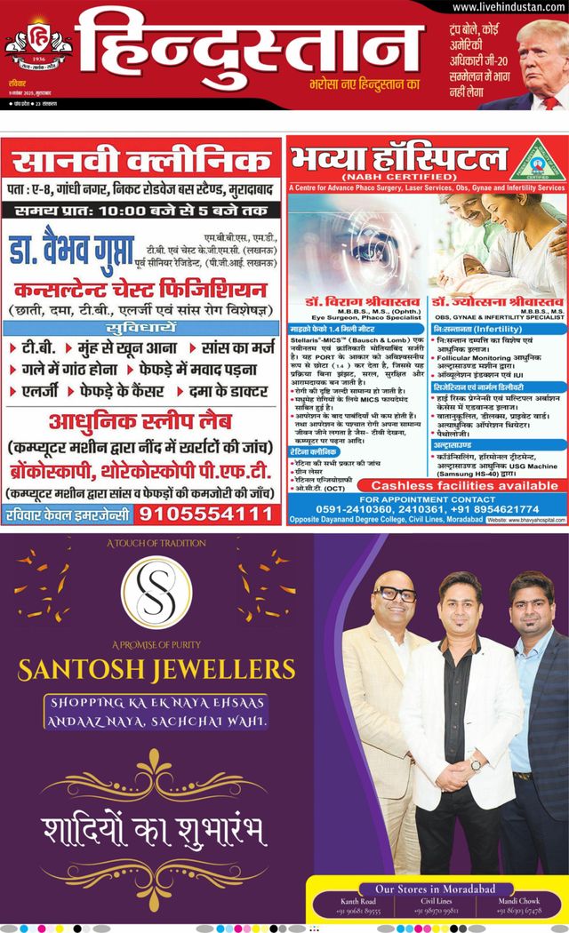 Hindustan Times Hindi Moradabad