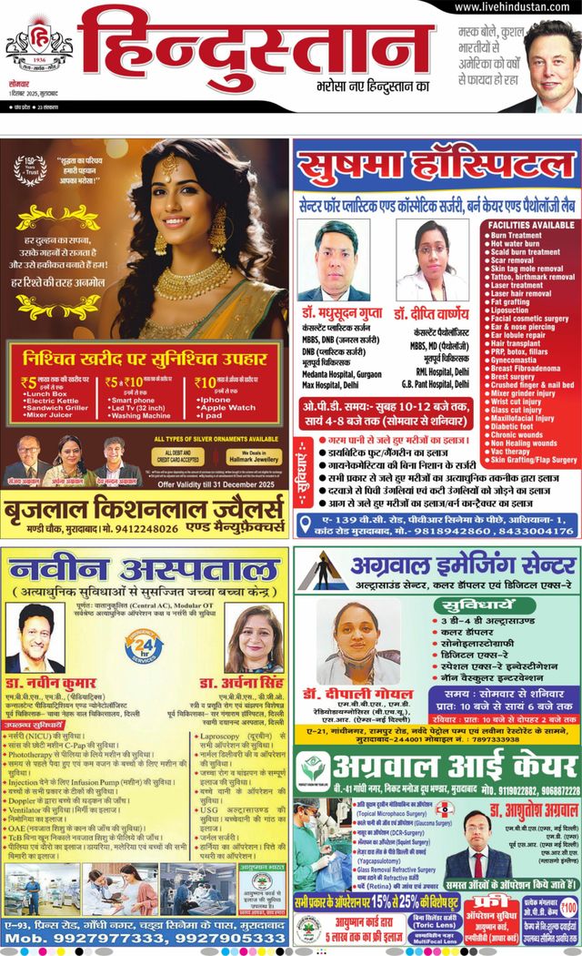 Hindustan Times Hindi Moradabad
