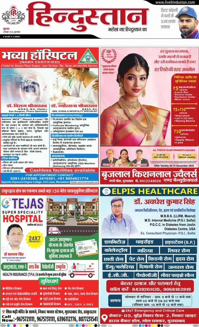 Hindustan Times Hindi Moradabad