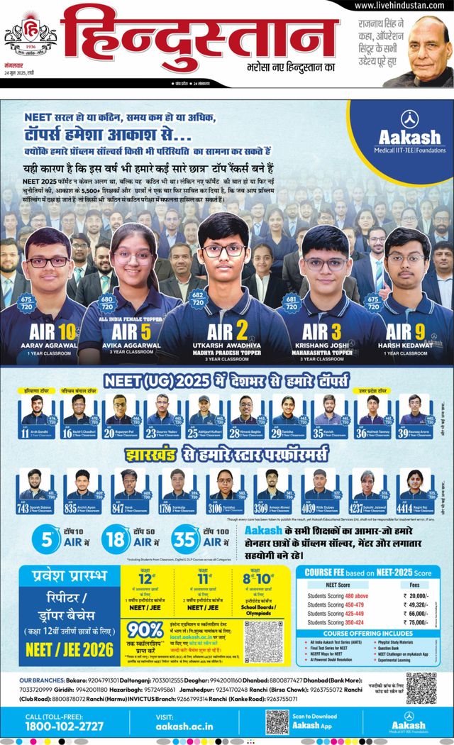 Hindustan Times Hindi Ranchi