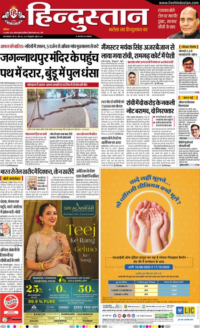 Hindustan Times Hindi Ranchi