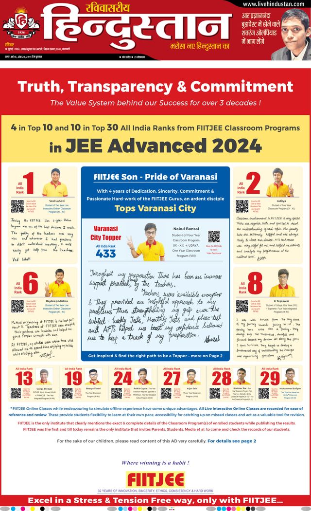 Hindustan Times Hindi Varanasi