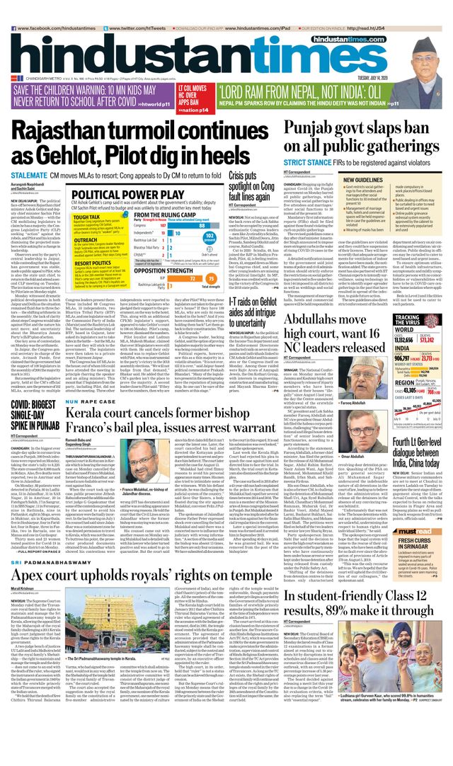 Hindustan Times Chandigarh