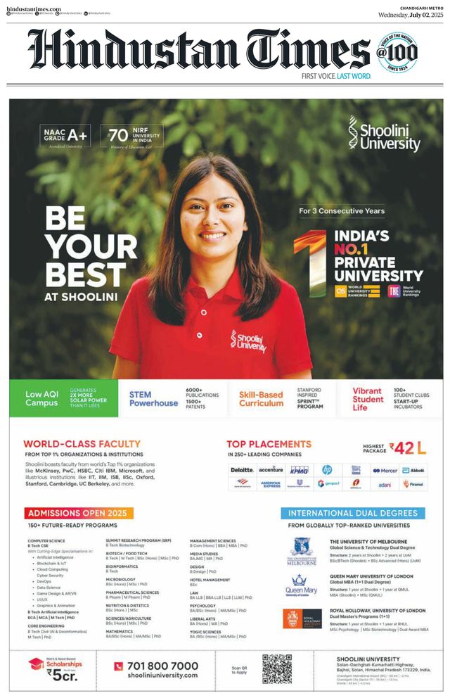Hindustan Times Chandigarh