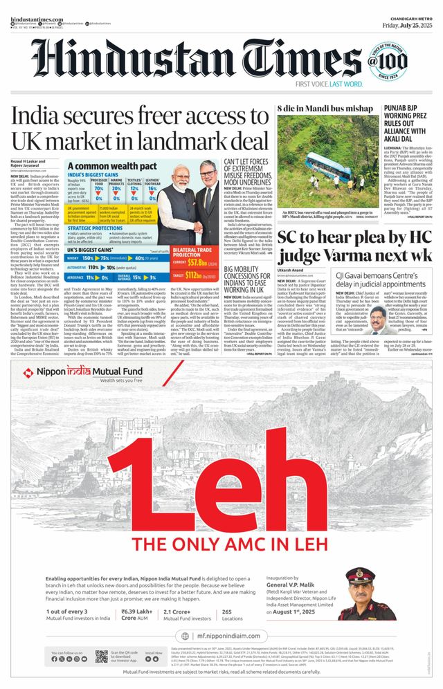 Hindustan Times Chandigarh
