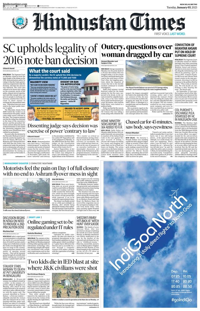Hindustan Times Delhi