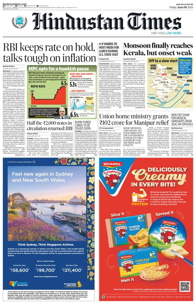 Hindustan Times Delhi