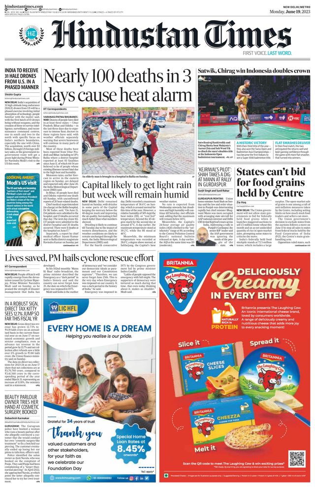 Hindustan Times Delhi