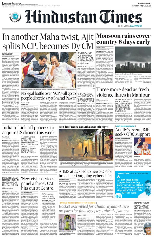 Hindustan Times Delhi