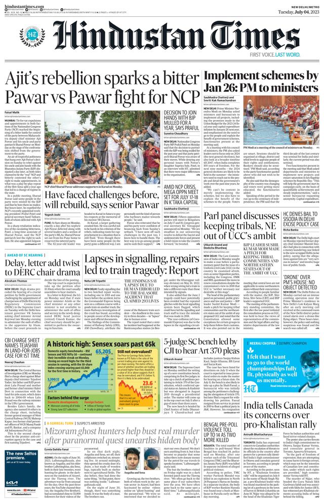 Hindustan Times Delhi