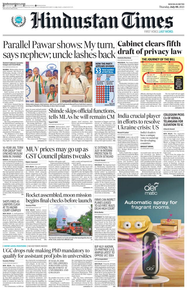 Hindustan Times Delhi