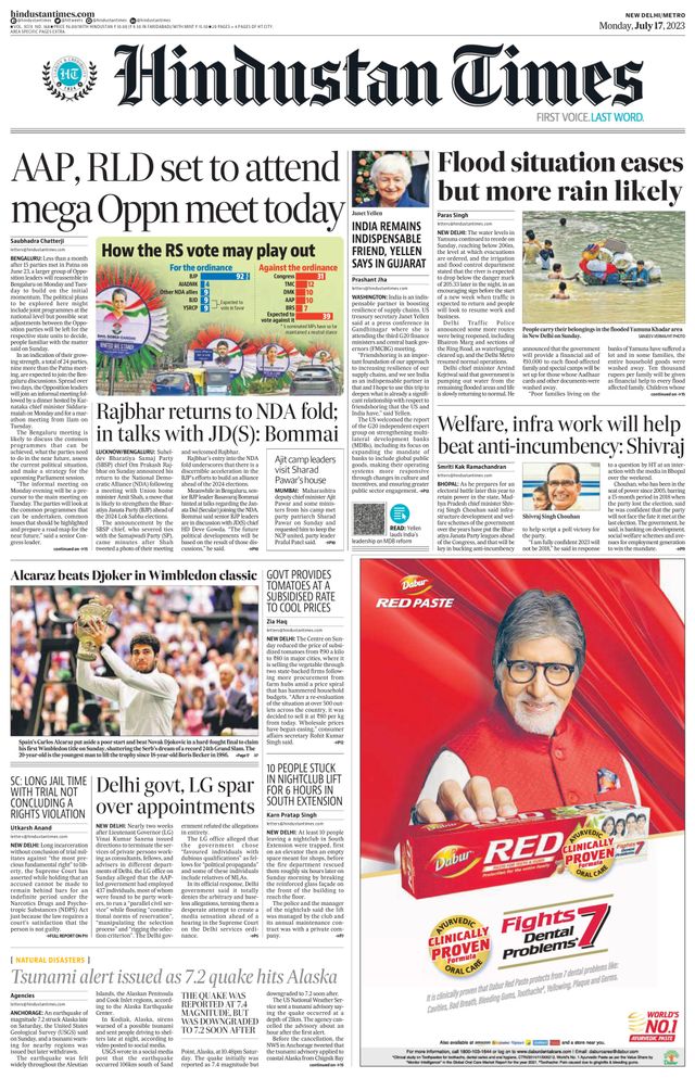 Hindustan Times Delhi