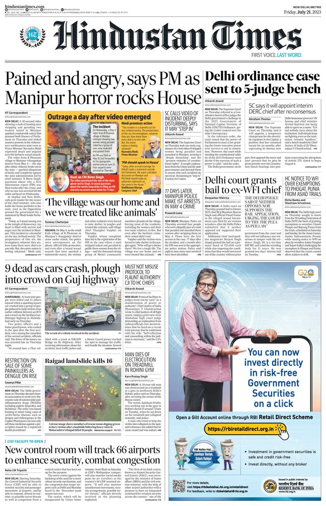 Hindustan Times Delhi