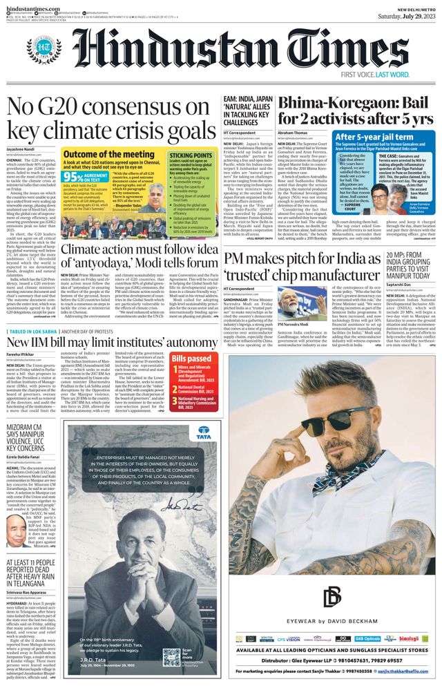 Hindustan Times Delhi