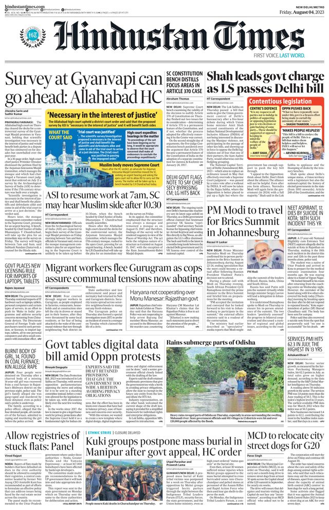 Hindustan Times Delhi