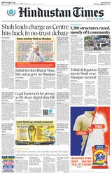Hindustan Times Delhi - August 10, 2023 August 10, 2023