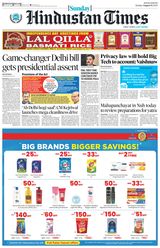 Hindustan Times Delhi - August 13, 2023 August 13, 2023