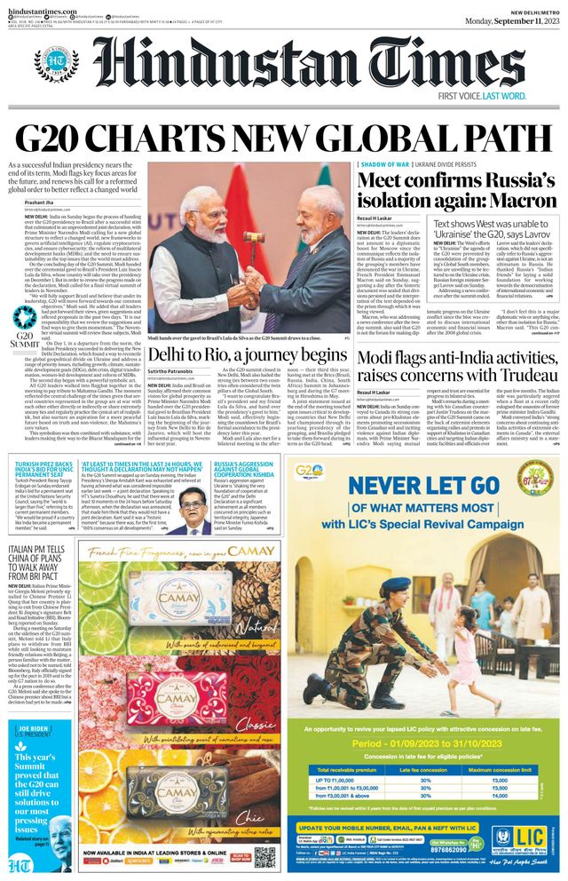 Hindustan Times Delhi