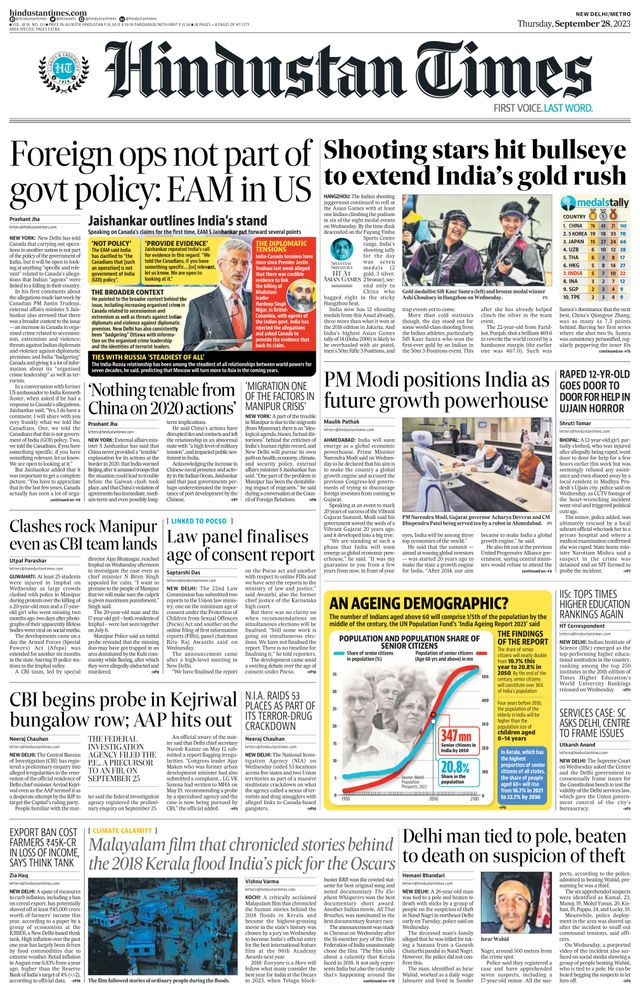 Hindustan Times Delhi