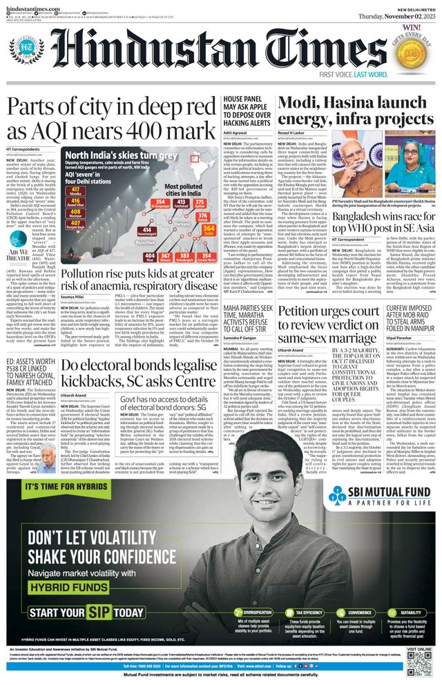 Hindustan Times Delhi