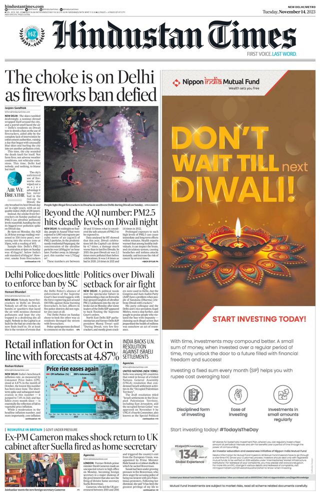 Hindustan Times Delhi