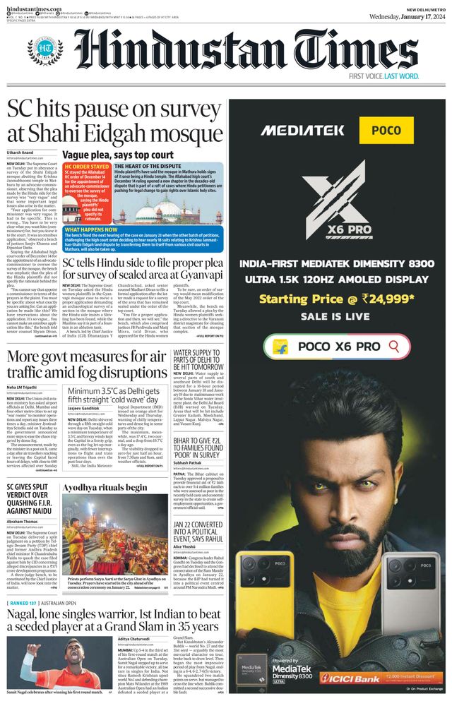 Hindustan Times Delhi