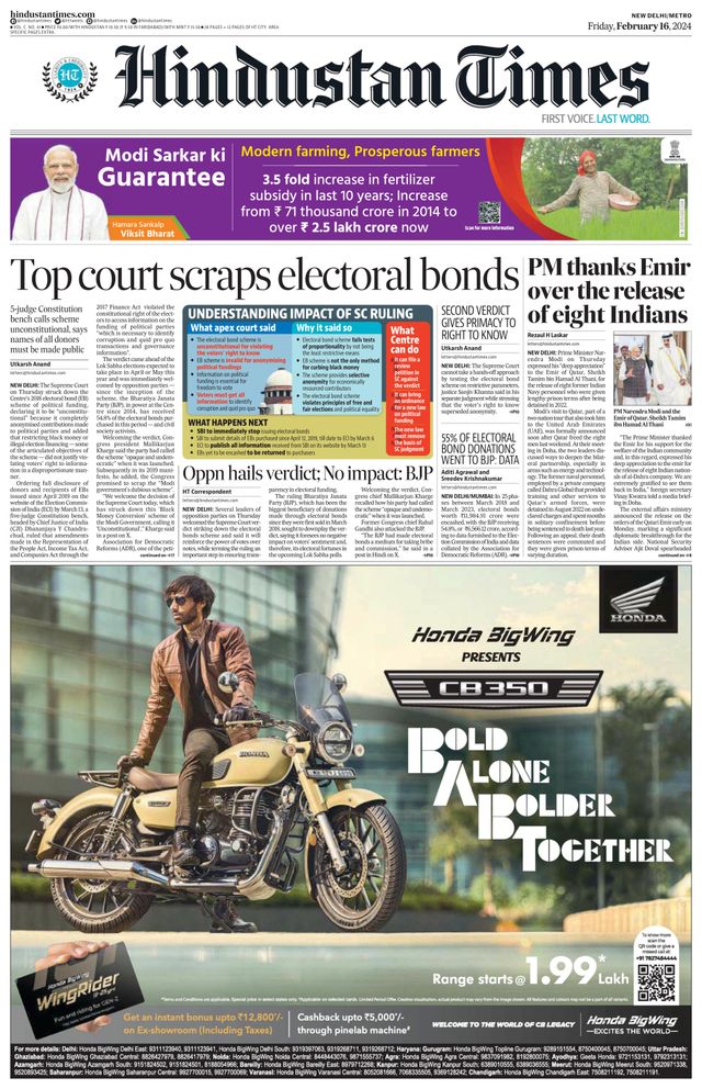 Hindustan Times Delhi