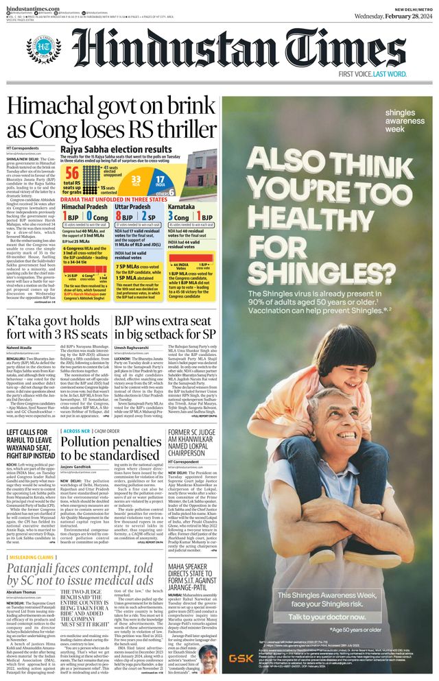 Hindustan Times Delhi
