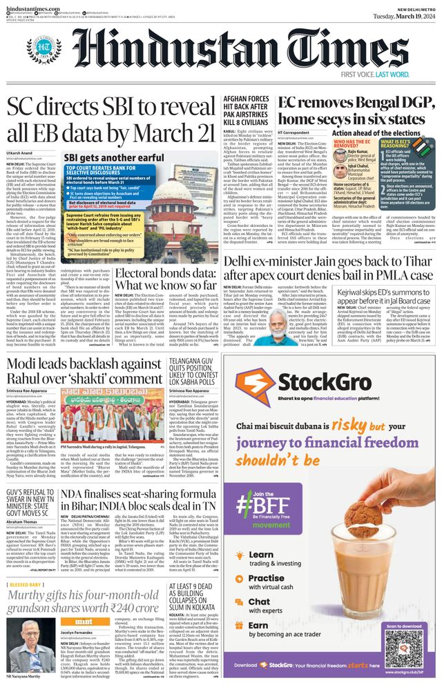 Hindustan Times Delhi