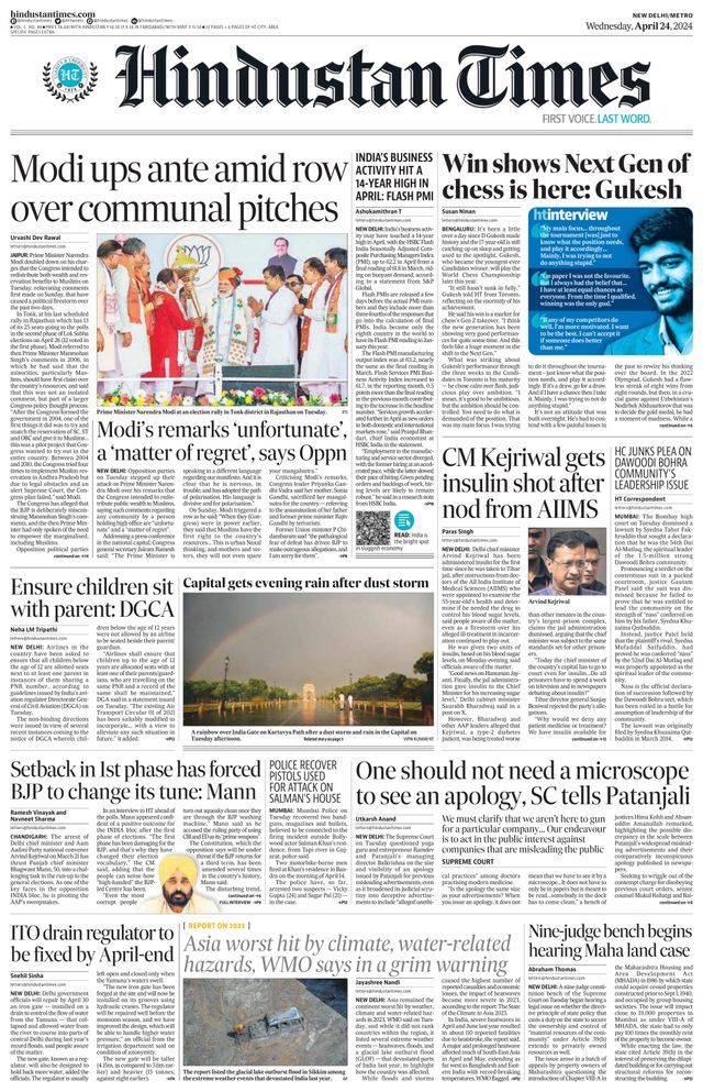 Hindustan Times Delhi
