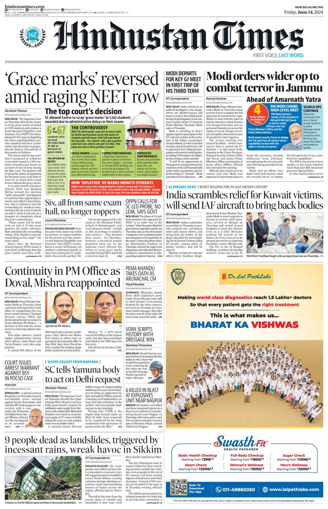 Hindustan Times Delhi