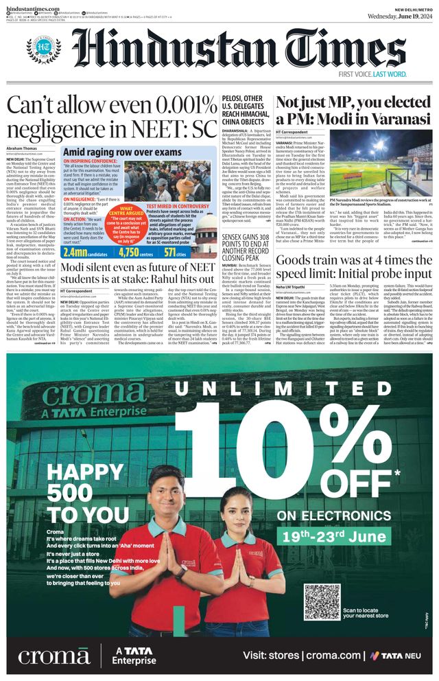 Hindustan Times Delhi