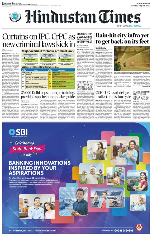 Hindustan Times Delhi