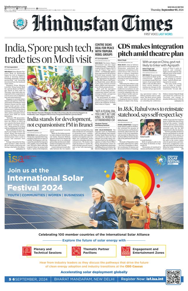 Hindustan Times Delhi