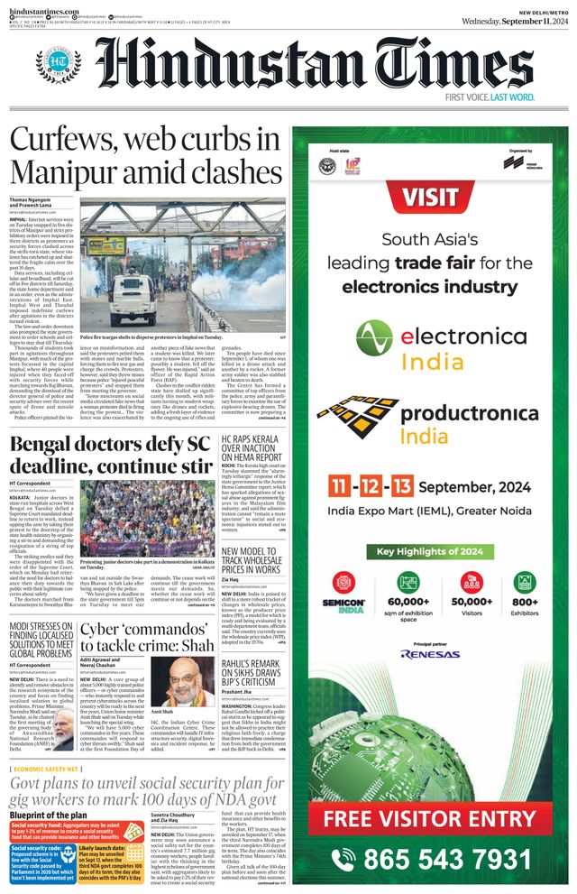 Hindustan Times Delhi