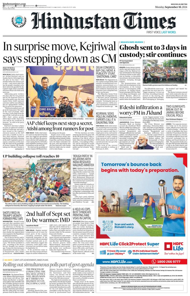 Hindustan Times Delhi