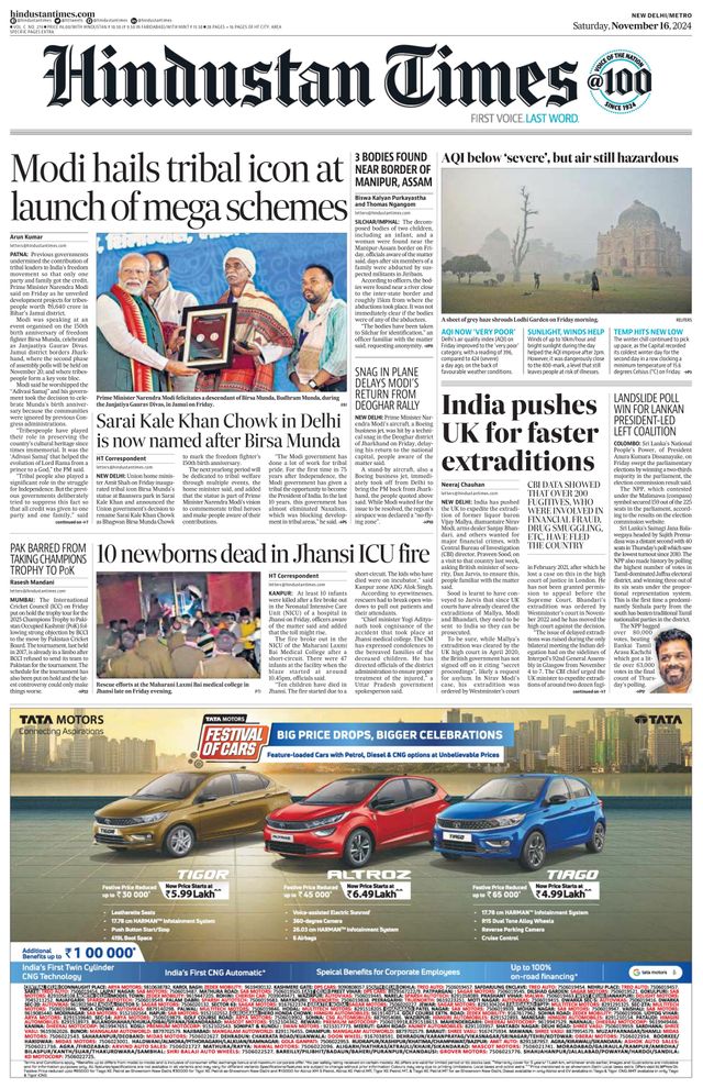 Hindustan Times Delhi