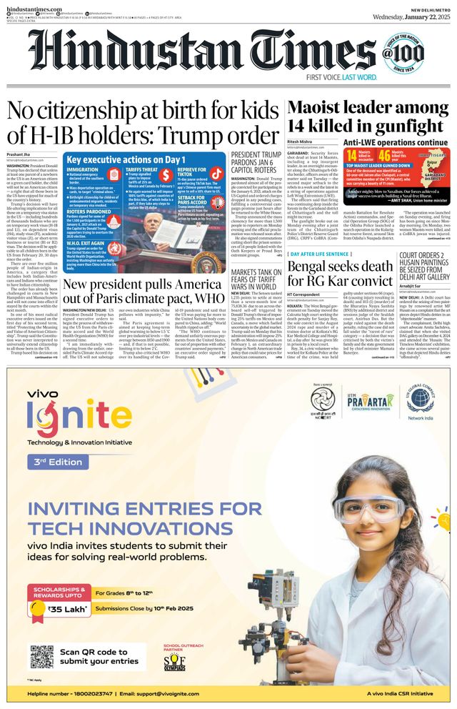 Hindustan Times Delhi