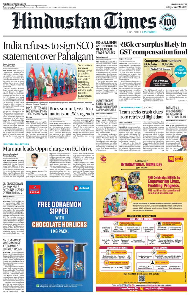 Hindustan Times Delhi