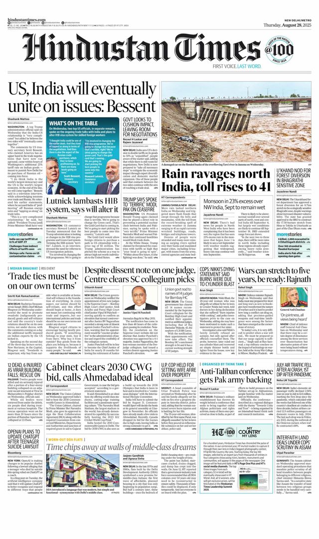 Hindustan Times Delhi