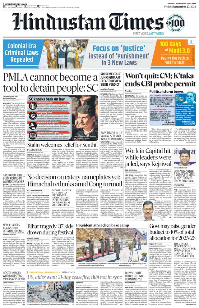 Hindustan Times Gurugram