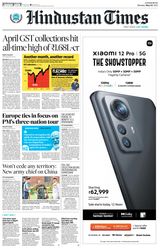Hindustan Times Lucknow - May 02, 2022 May 02, 2022