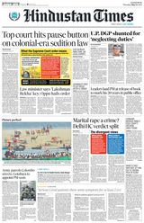 Hindustan Times Lucknow - May 12, 2022 May 12, 2022