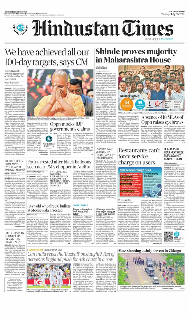 Hindustan Times Lucknow
