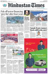 Hindustan Times Lucknow - October 22, 2022 October 22, 2022